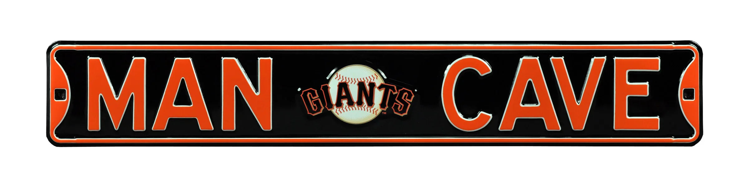 San Francisco Giants Steel Street Sign with Logo-MAN CAVE