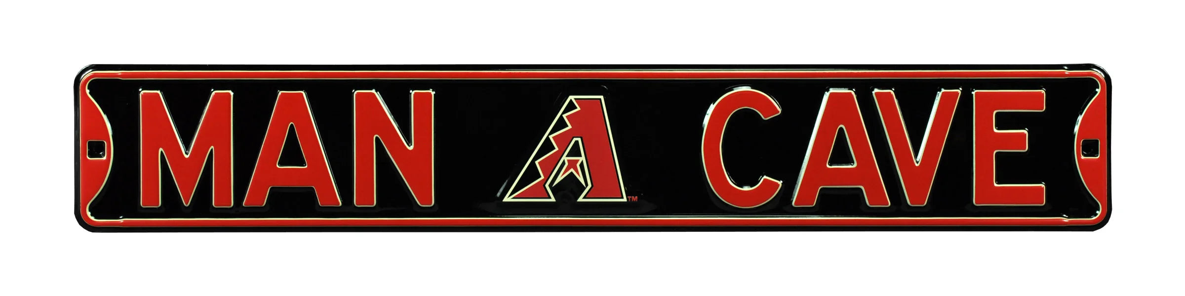 Arizona Diamondbacks Steel Street Sign with Logo-MAN CAVE