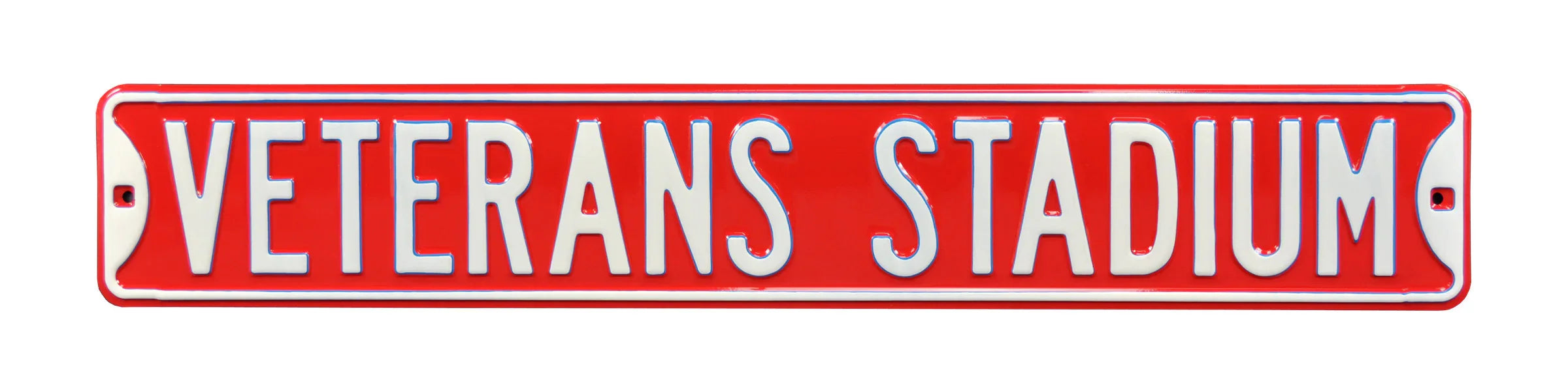 Philadelphia Phillies Steel Street Sign-VETERANS STADIUM