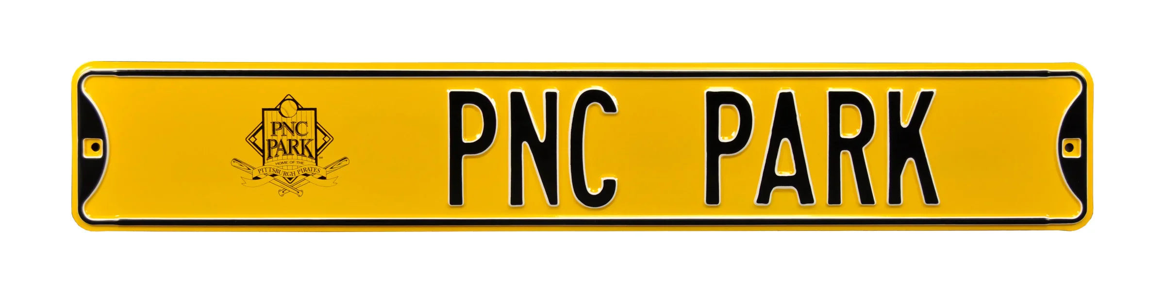 Pittsburgh Pirates Steel Street Sign with Logo-PNC PARK w/ Logo