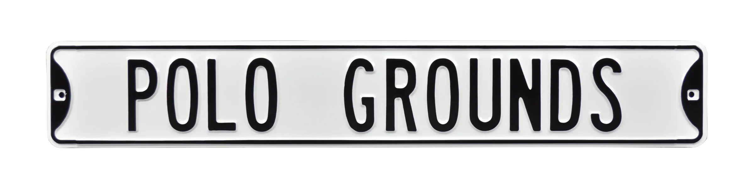 New York Yankees Steel Street Sign-POLO GROUNDS