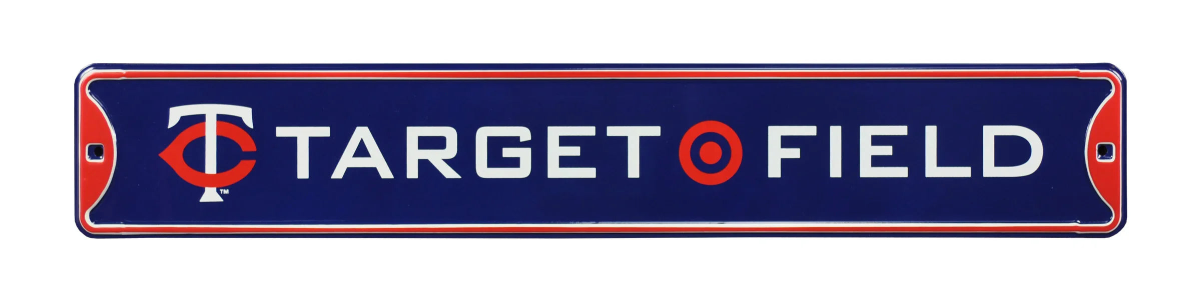 Minnesota Twins Steel Street Sign with Logo-TARGET FIELD w/Logo