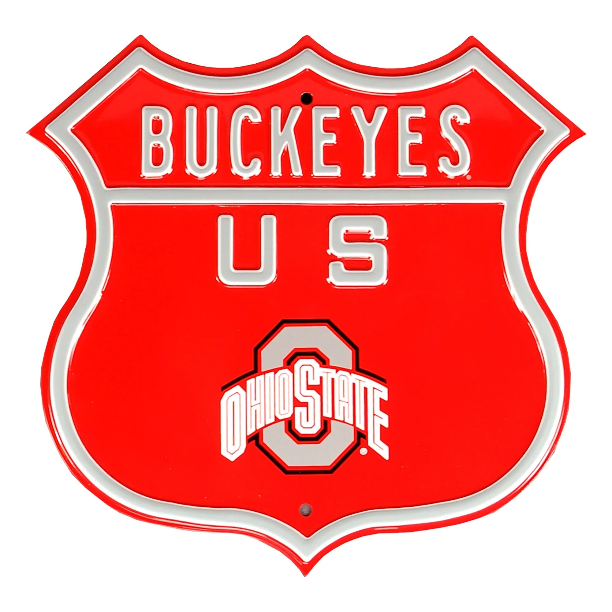 Ohio State Buckeyes  Steel Route Sign Vintage Logo