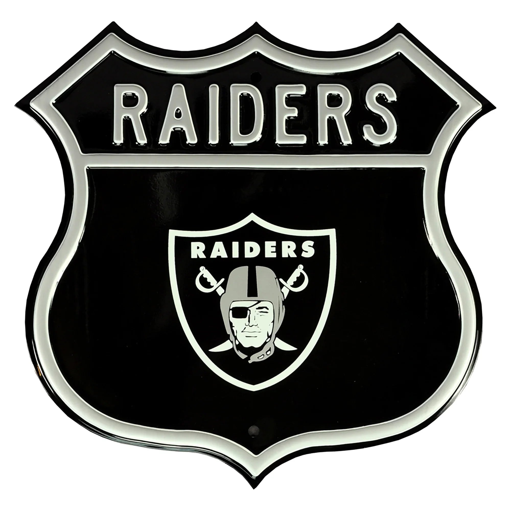 Las Vegas Raiders Steel Route Sign