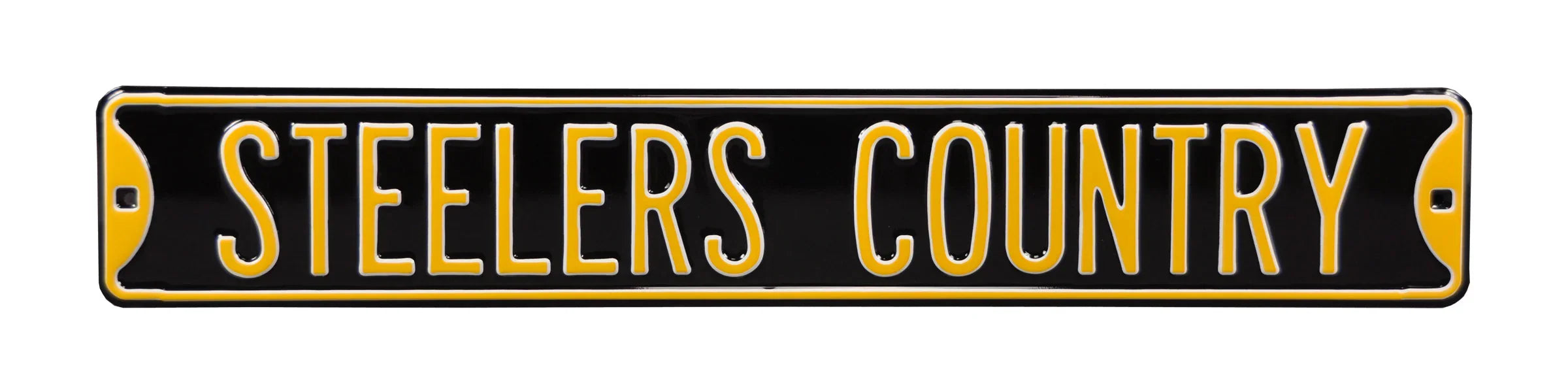 Pittsburgh Steelers Steel Street Sign-STEELERS COUNTRY