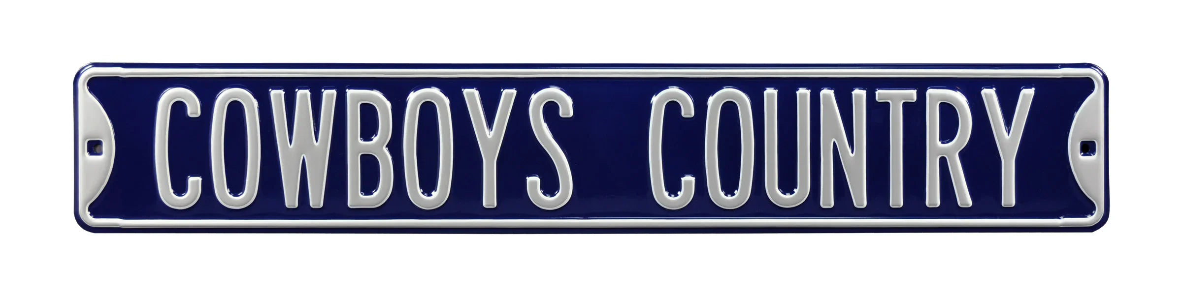 Dallas Cowboys Steel Street Sign-COWBOYS COUNTRY