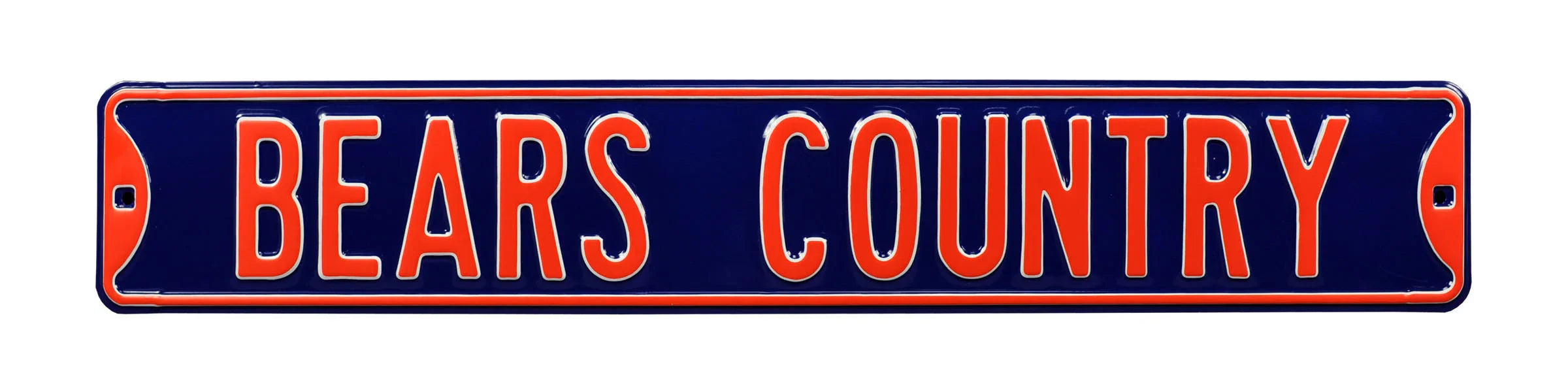 Chicago Bears Steel Street Sign-BEARS COUNTRY