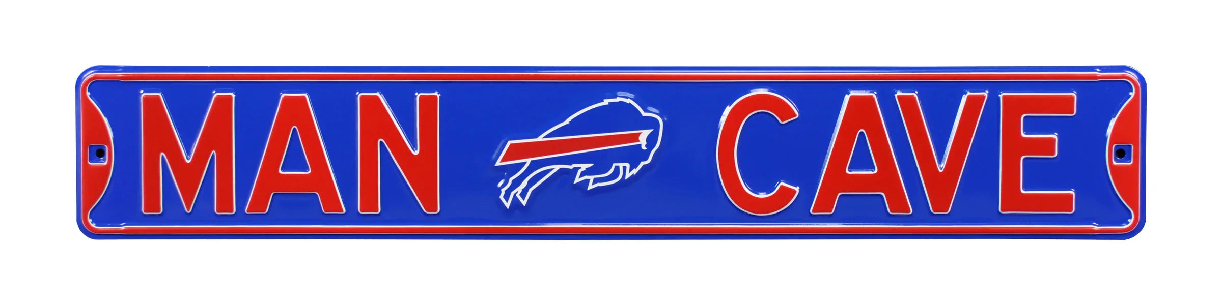 Buffalo Bills Steel Street Sign with Logo-MAN CAVE