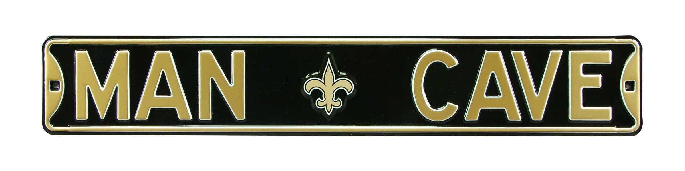New  Orleans Saints Steel Street Sign with Logo-MAN CAVE