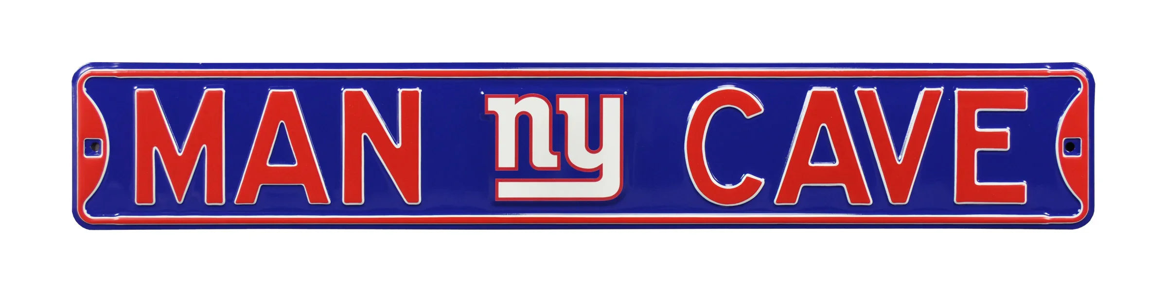 New York Giants Steel Street Sign with Logo-MAN CAVE