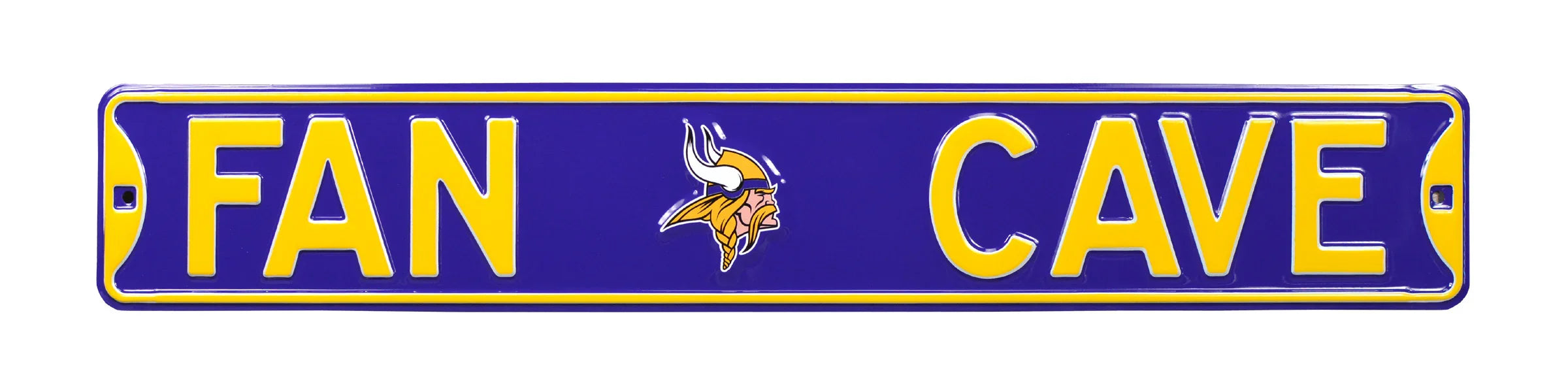 Minnesota Vikings Steel Street Sign with Logo-FAN CAVE