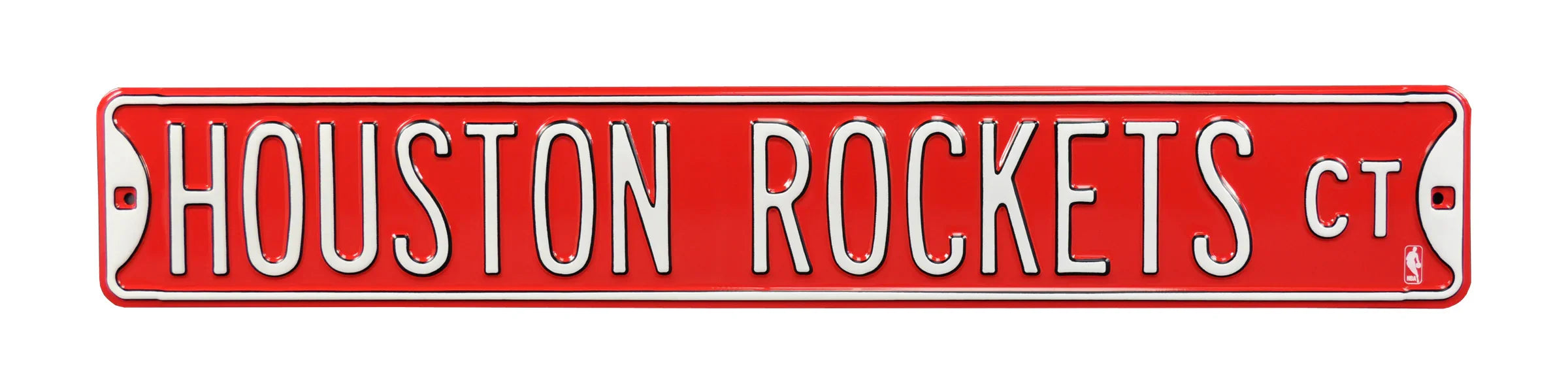 Houston Rockets Steel Street Sign-HOUSTON ROCKETS CT