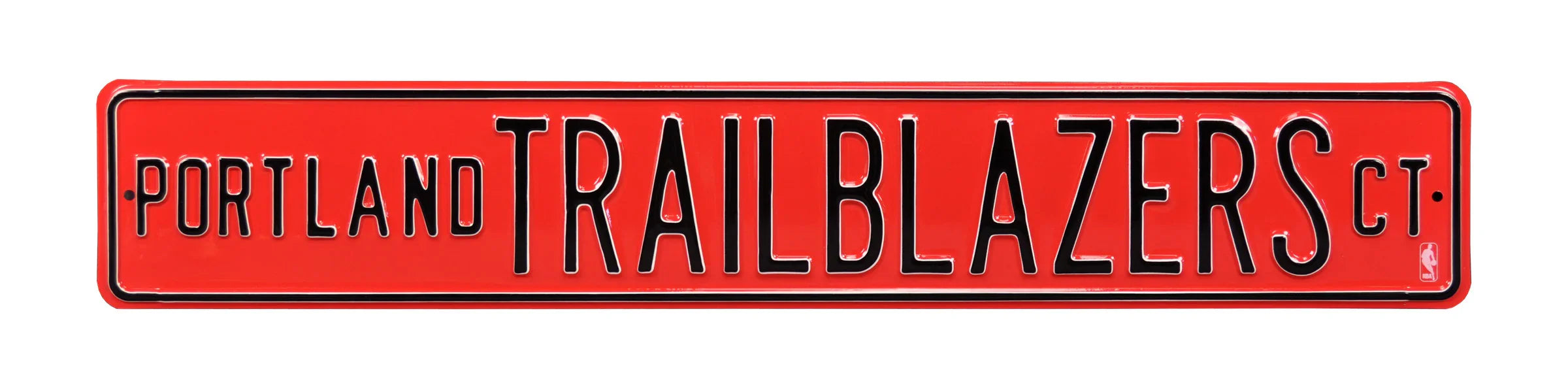 Portland TrailBlazers Steel Street Sign-PORTLAND TRAIL BLAZERS CT