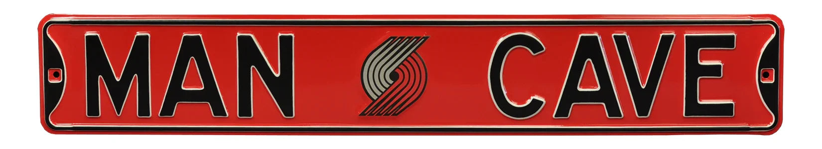 Portland TrailBlazers Steel Street Sign with Logo-MAN CAVE