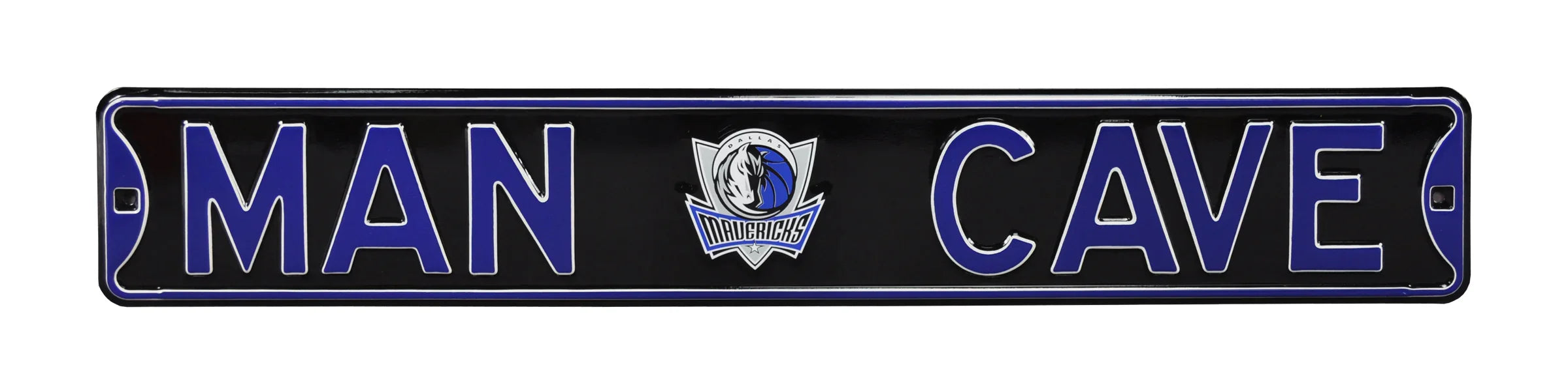 Dallas Mavericks Steel Street Sign with Logo-MAN CAVE