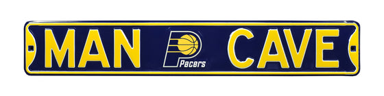 Indiana Pacers Steel Street Sign with Logo-MAN CAVE