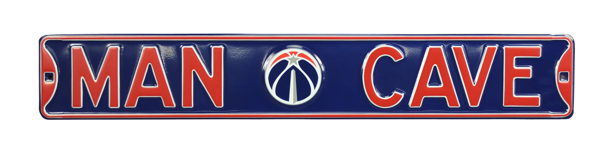 Washington Wizards Steel Street Sign with Logo-MAN CAVE