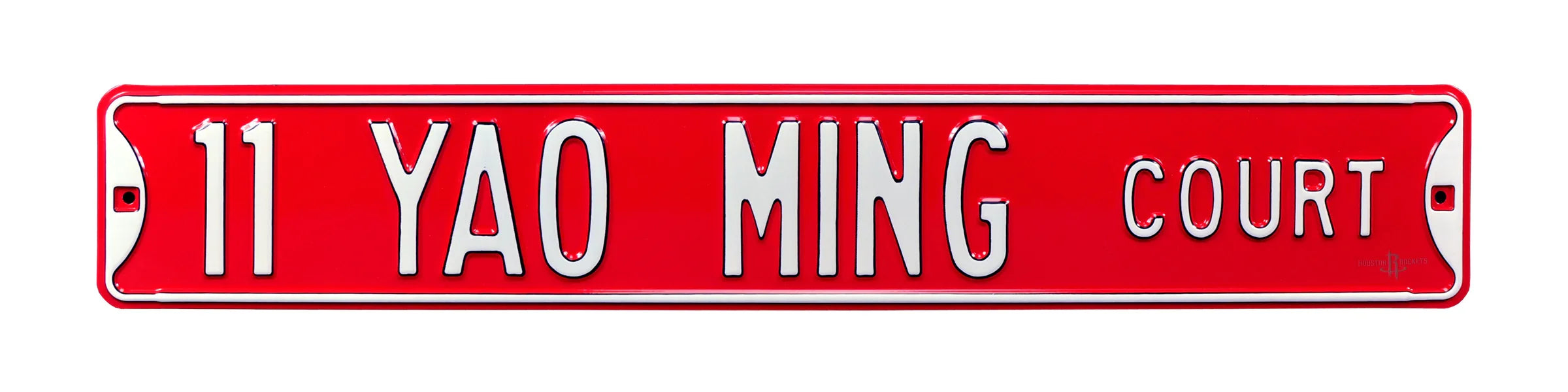 Houston Rockets Steel Street Sign-11 YAO MING CT
