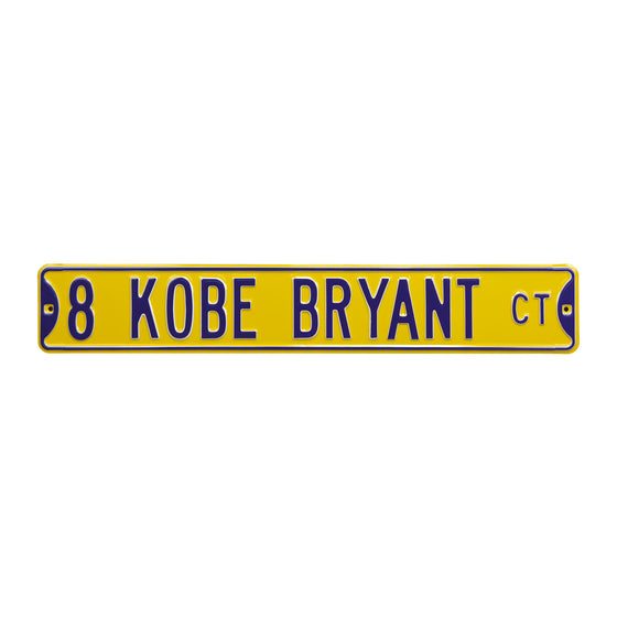 Los Angeles Lakers Steel Street Sign-8 KOBE BRYANT CT