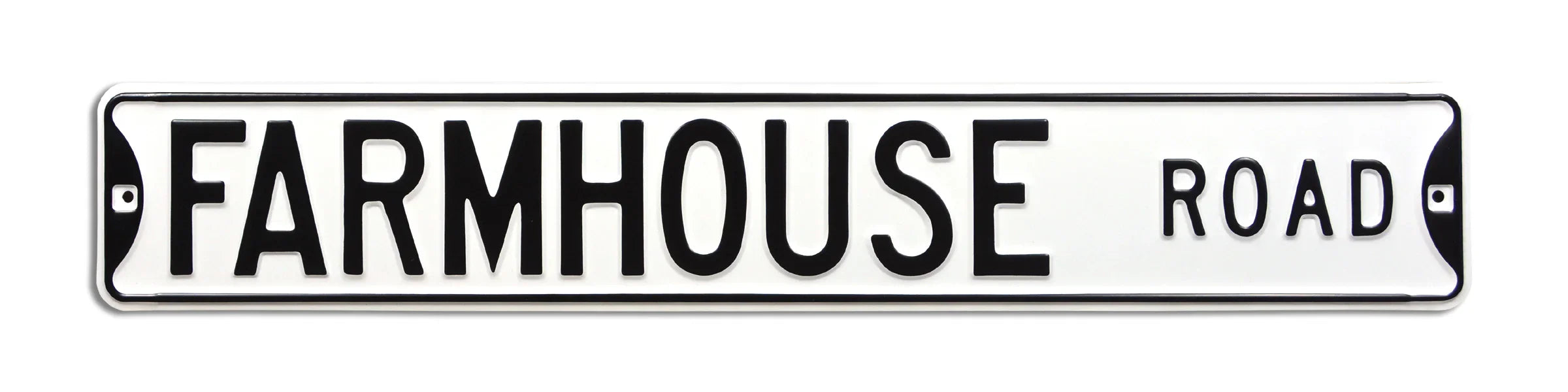Americana Steel Street Sign-FARMHOUSE ROAD