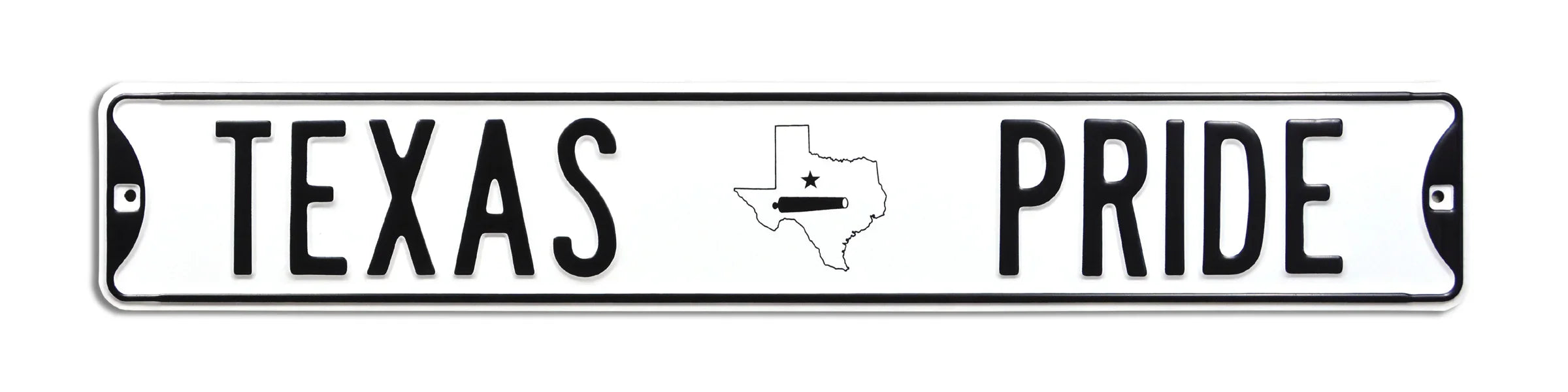 Americana Steel Street Sign-TEXAS PRIDE