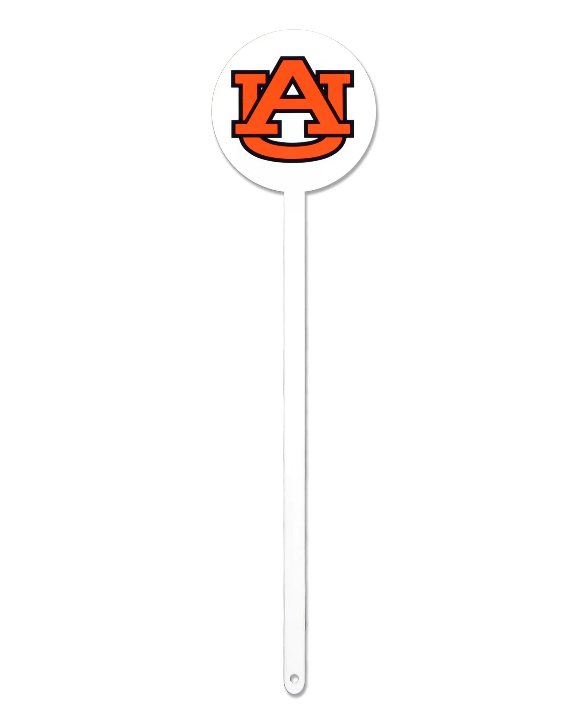 Auburn Tigers Laser Cut Steel Garden Stake-White