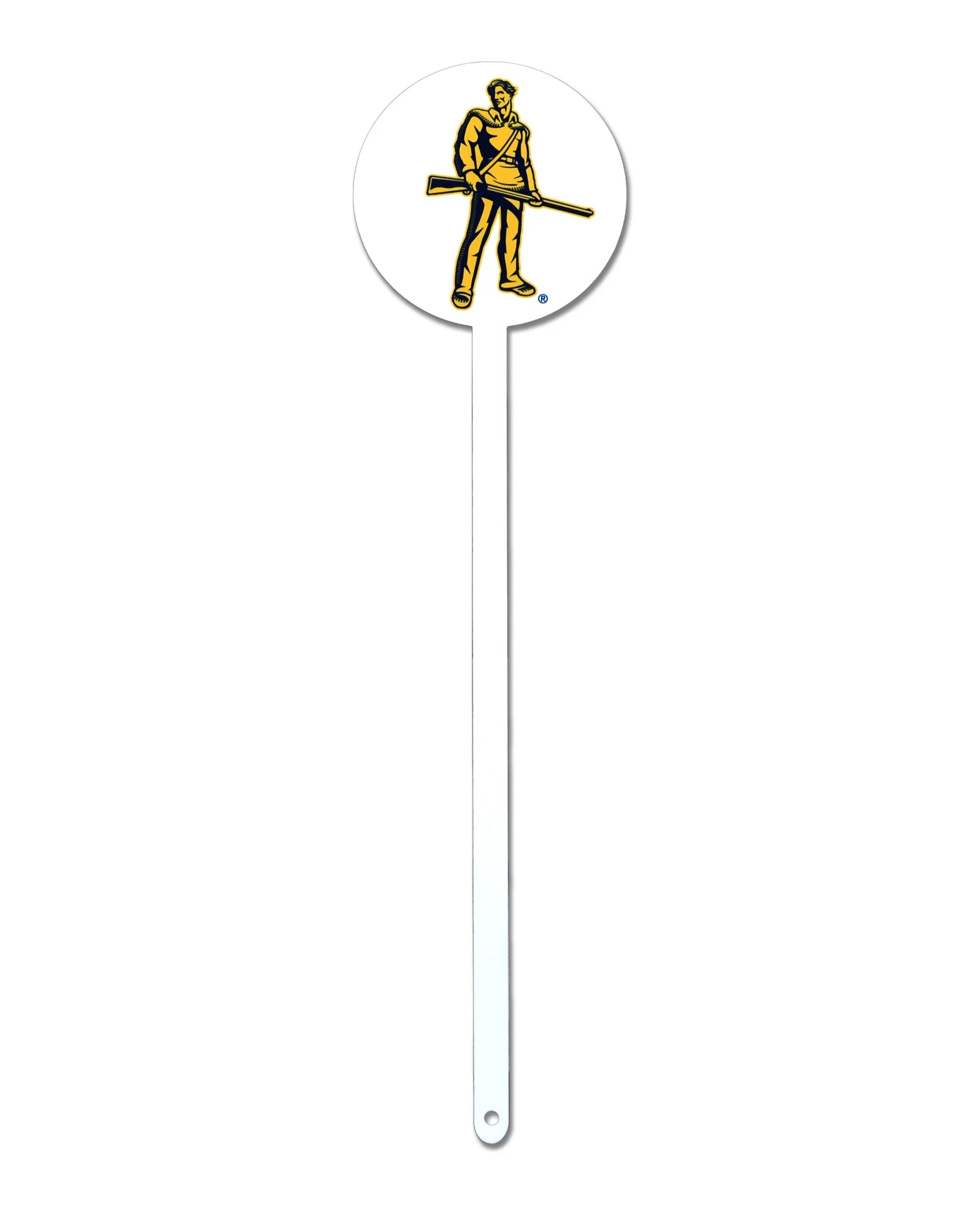 West Virginia Mountaineers Laser Cut Steel Garden Stake-Mountain Man