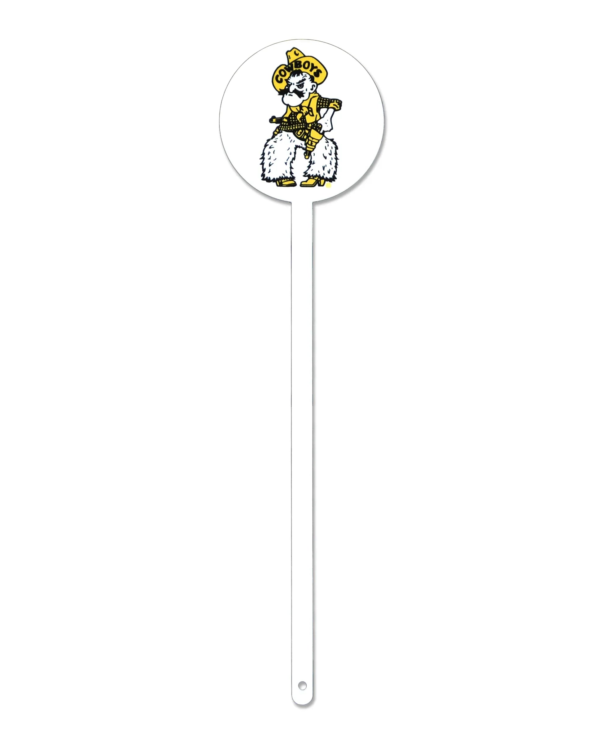 Wyoming Cowboys Laser Cut Steel Garden Stake-Pete