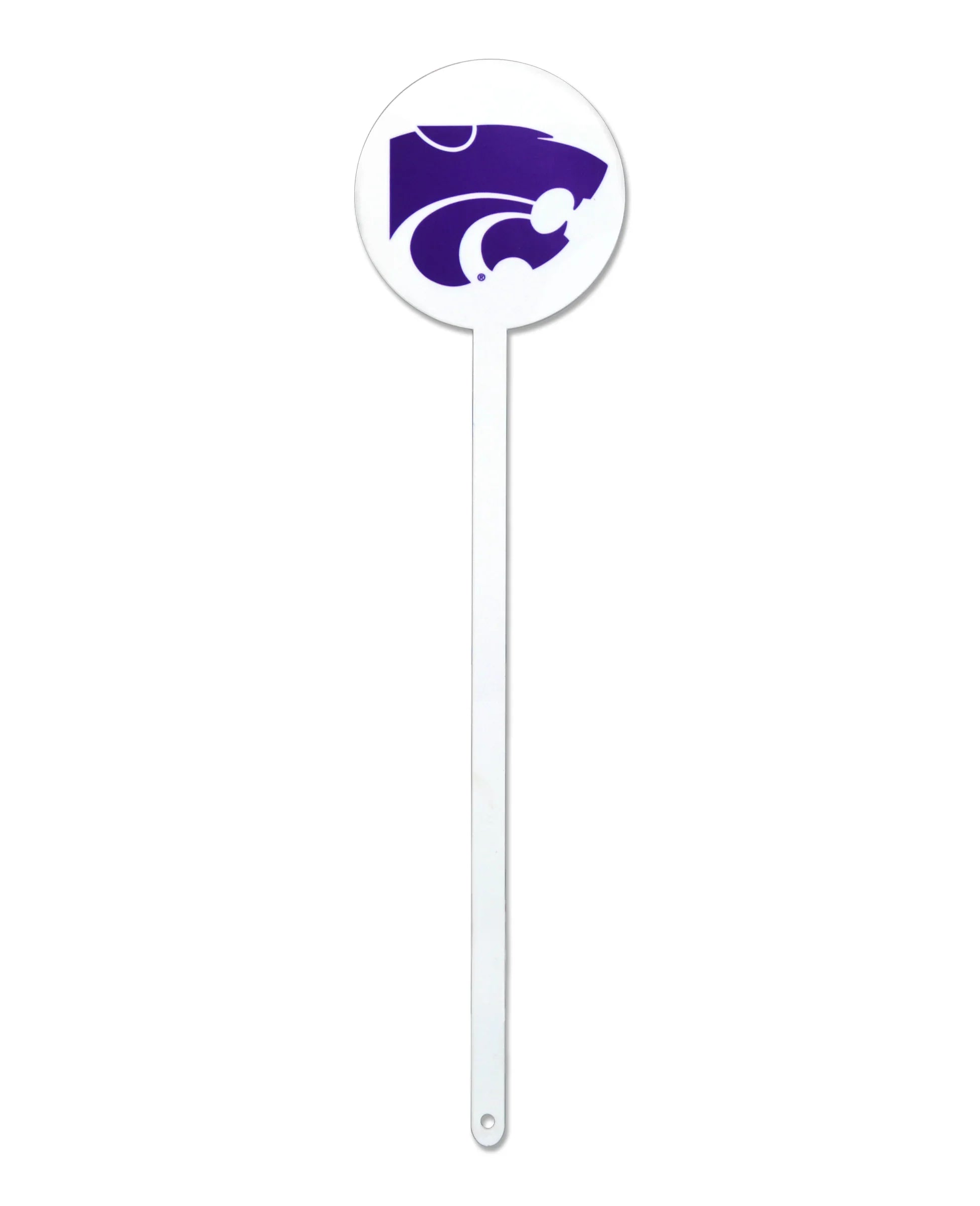 Kansas State Wildcats Laser Cut Steel Garden Stake-White