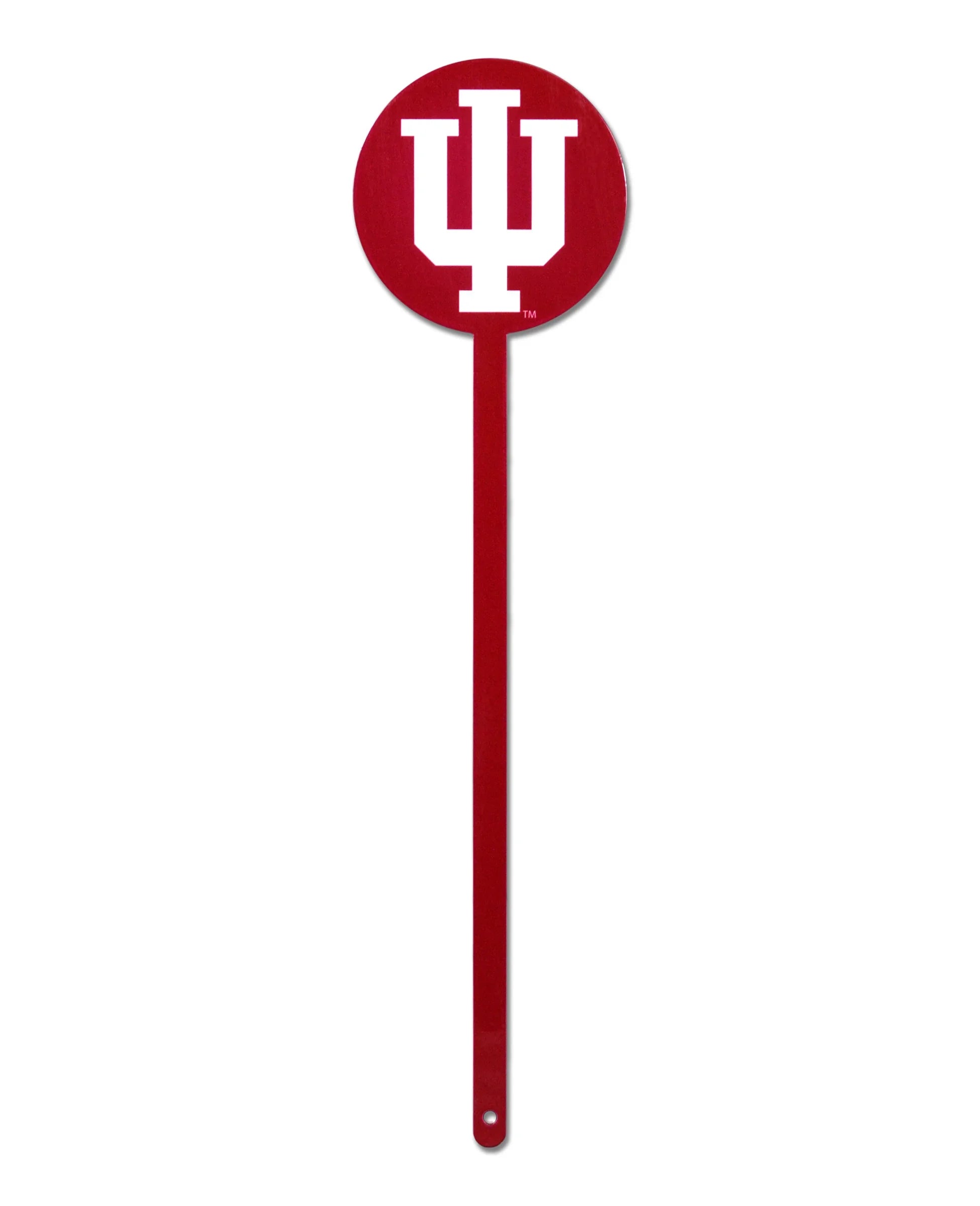 Indiana Hoosiers Laser Cut Steel Garden Stake-IU Red
