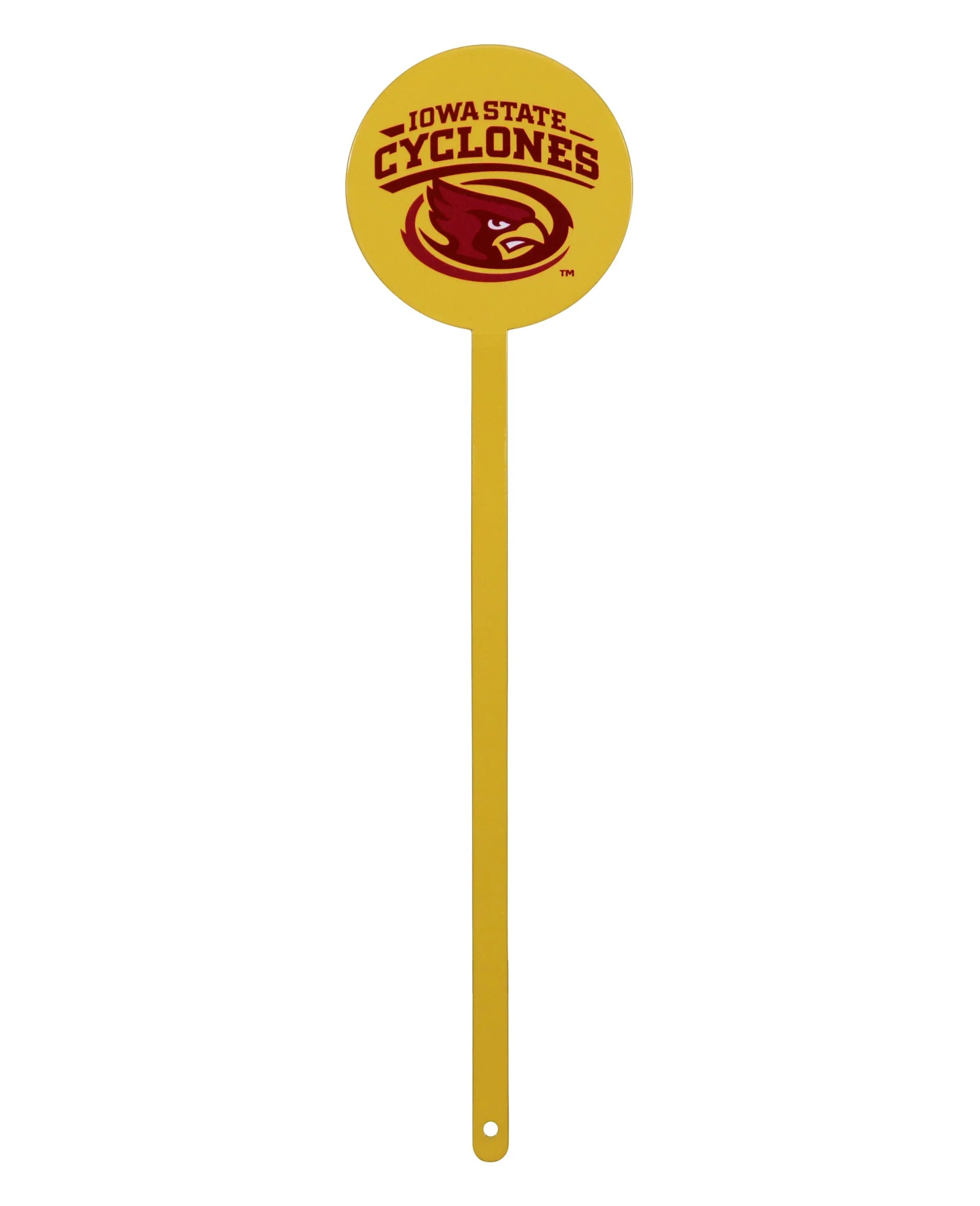 Iowa State Cyclones Laser Cut Steel Garden Stake-Cyclones Yellow
