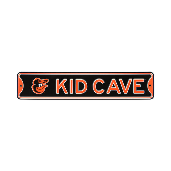 Baltimore Orioles  Steel Kid Cave Sign