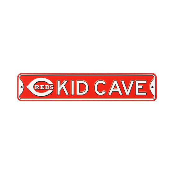 Cincinnati Reds  Steel Kid Cave Sign
