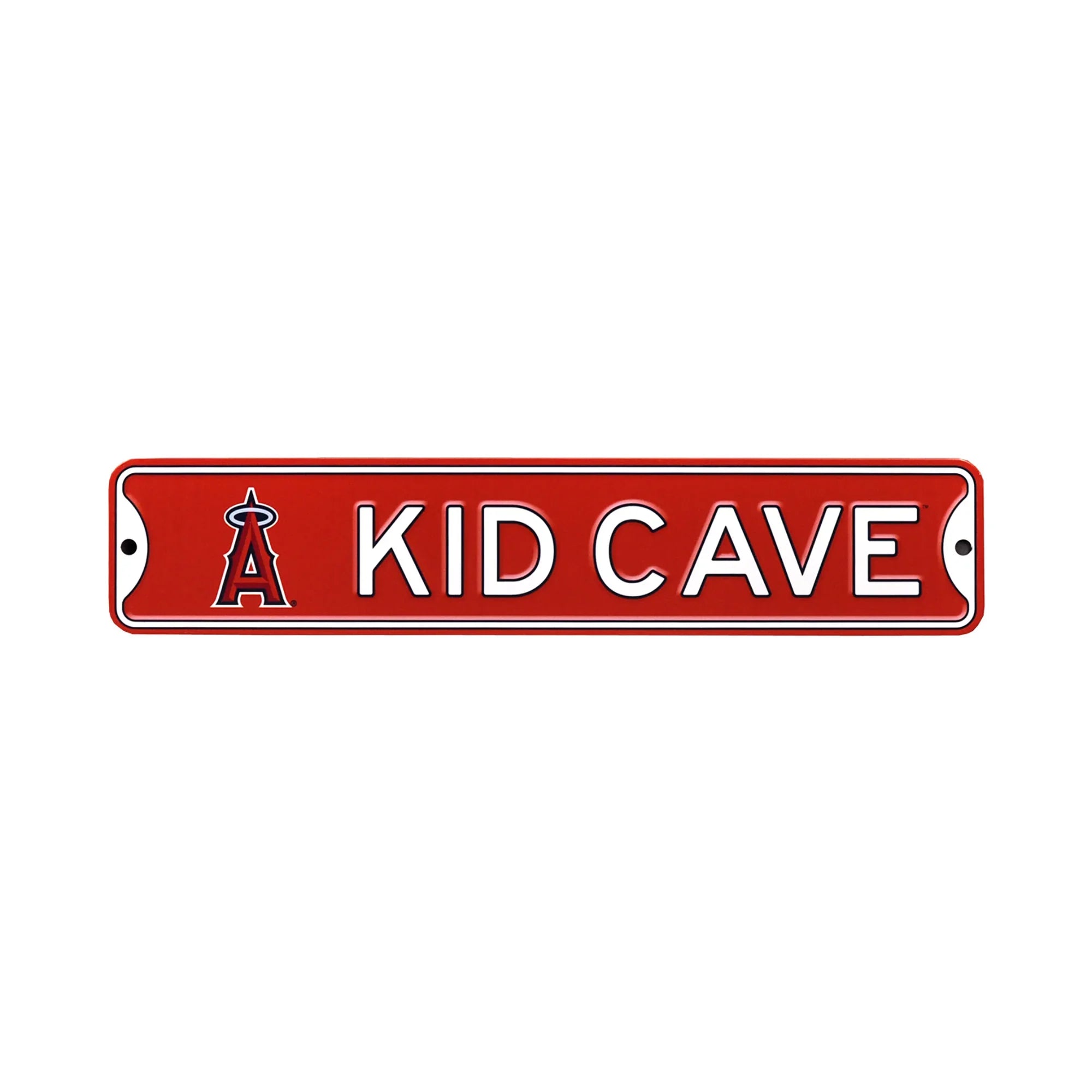 Los Angeles Angels  Steel Kid Cave Sign