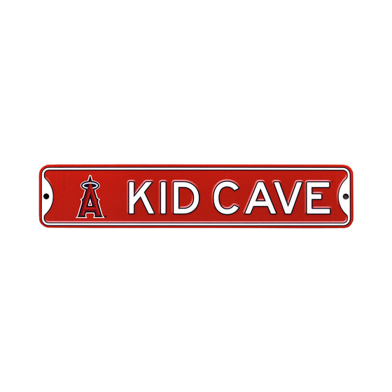 Los Angeles Angels  Steel Kid Cave Sign
