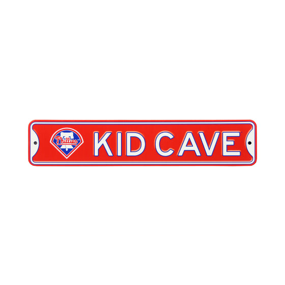 Philadelphia Phillies  Steel Kid Cave Sign