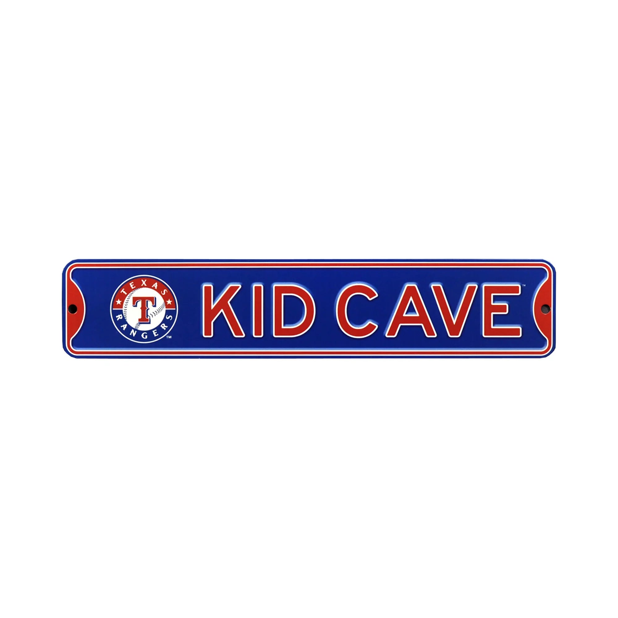 Texas Rangers  Steel Kid Cave Sign