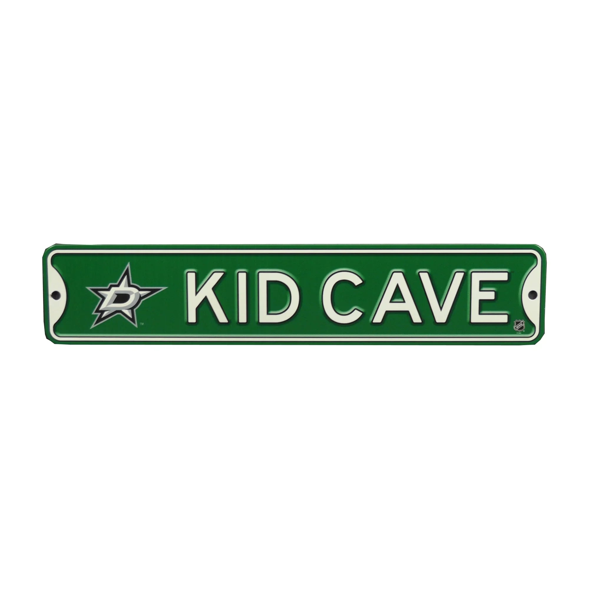 Dallas Stars  Steel Kid Cave Sign