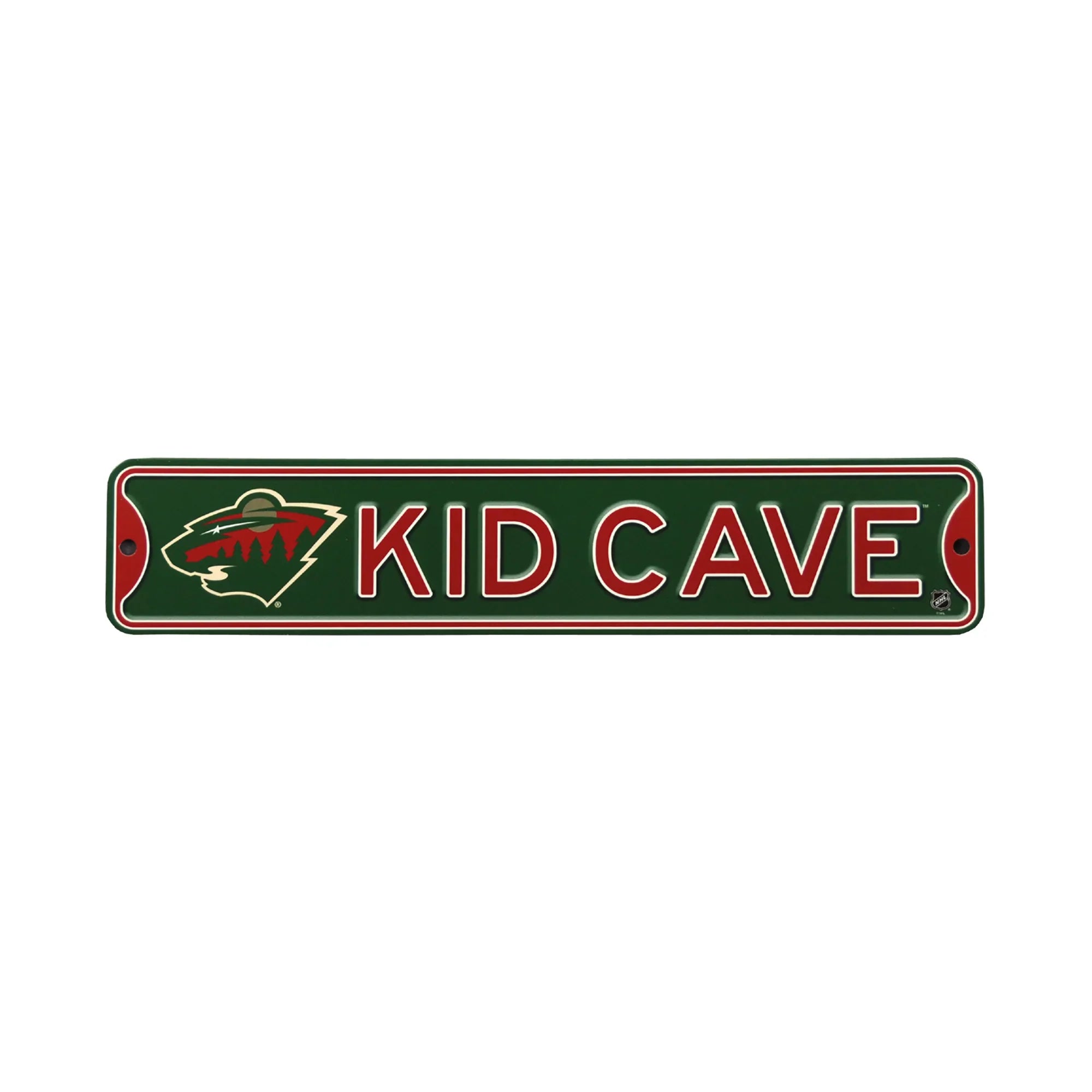 Minnesota Wild  Steel Kid Cave Sign