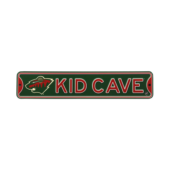 Minnesota Wild  Steel Kid Cave Sign