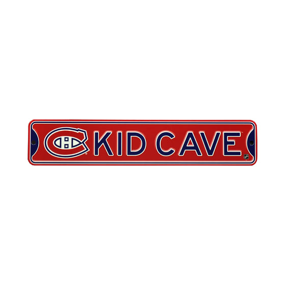 Montreal Canadiens  Steel Kid Cave Sign