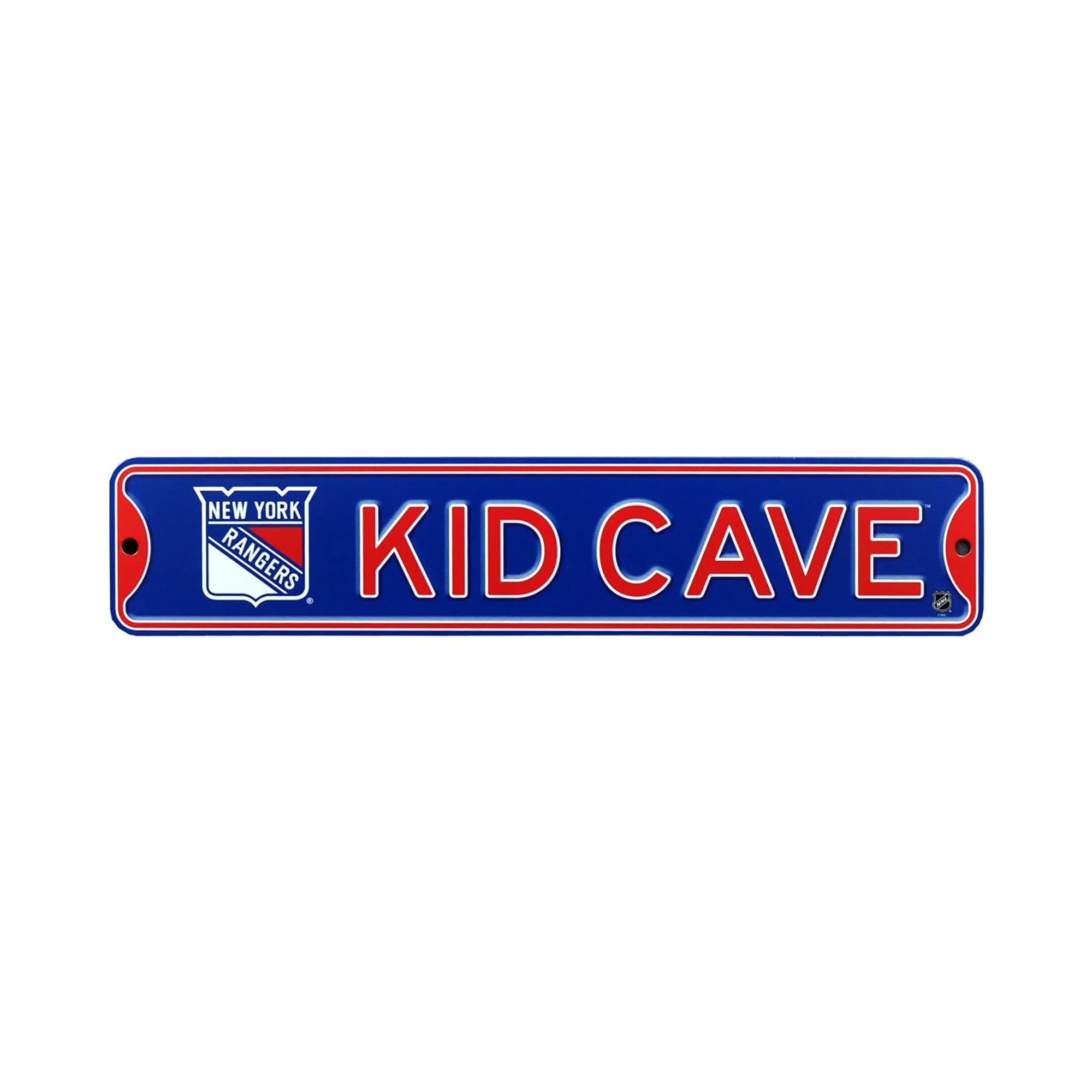 New York Rangers  Steel Kid Cave Sign