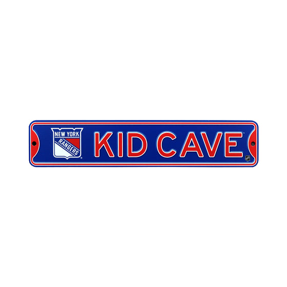 New York Rangers  Steel Kid Cave Sign