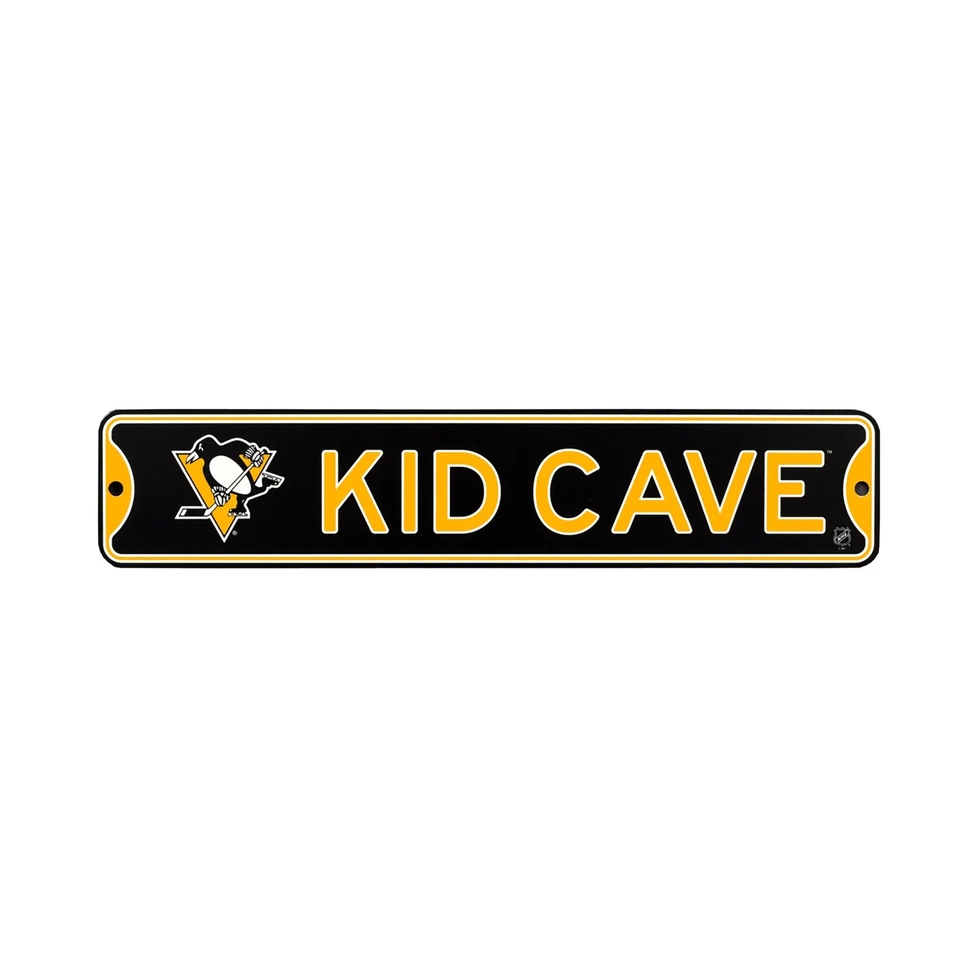 Pittsburgh Penguins  Steel Kid Cave Sign