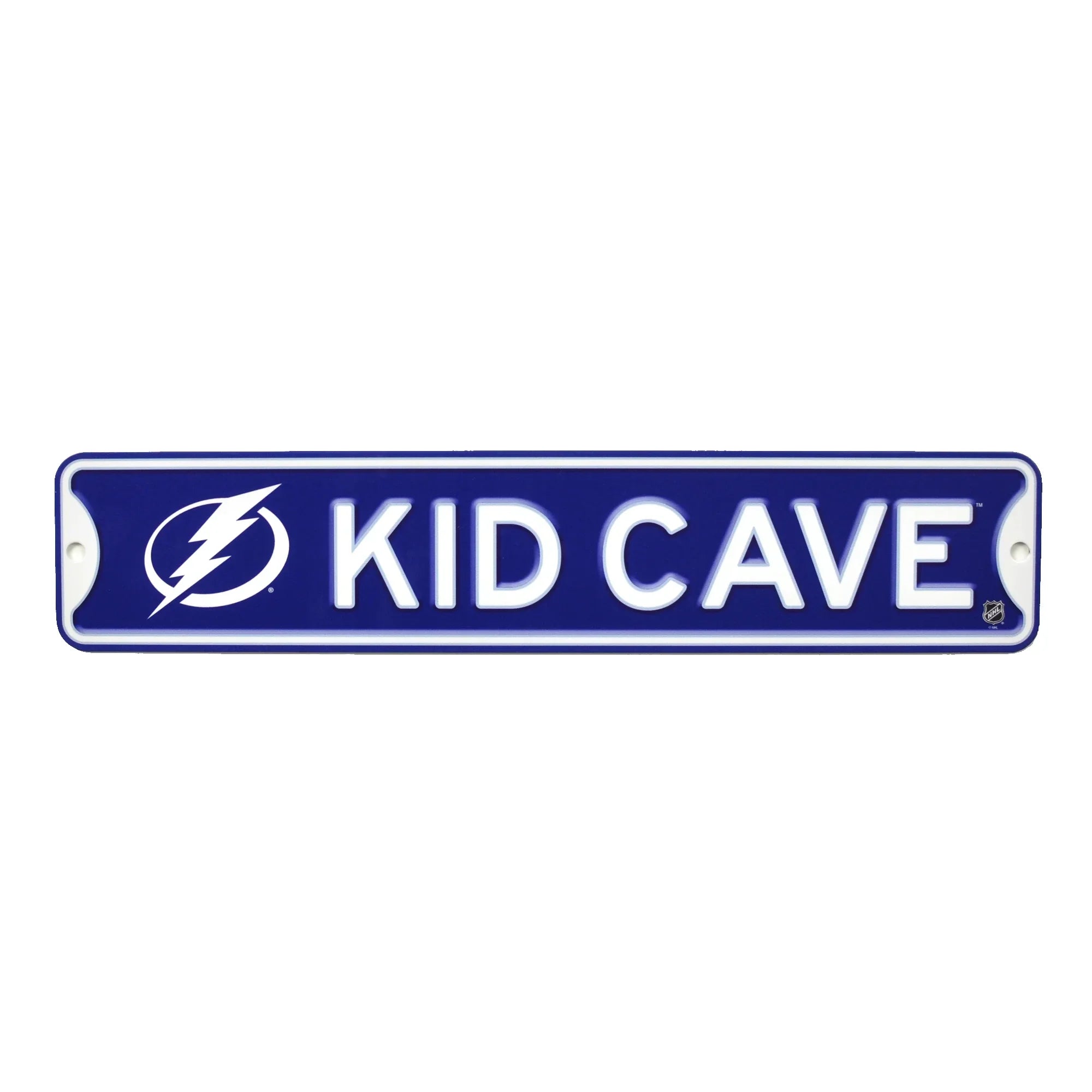 Tampa Bay Lightning Steel Kid Cave Sign