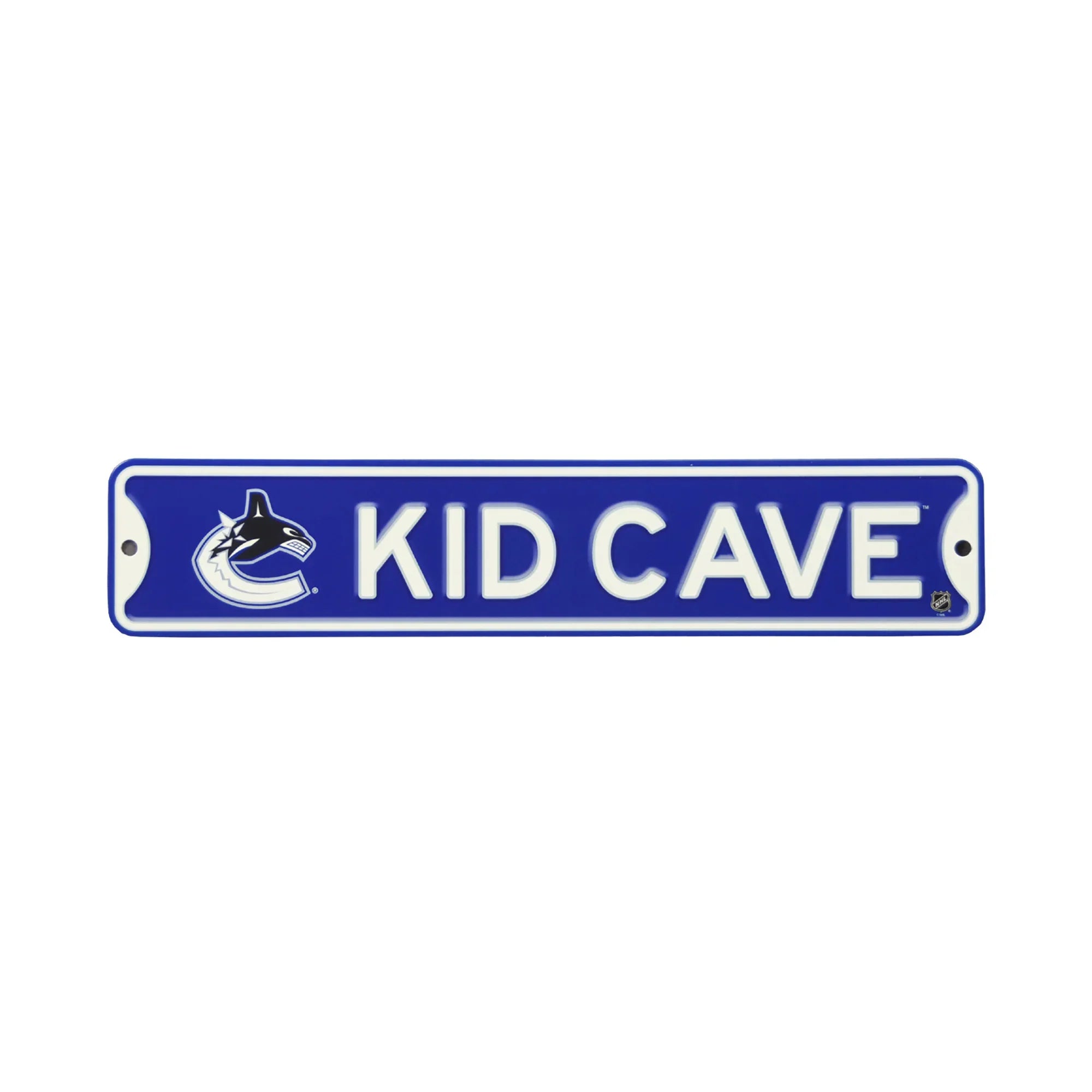 Vancouver Canucks  Steel Kid Cave Sign