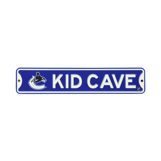 Vancouver Canucks  Steel Kid Cave Sign