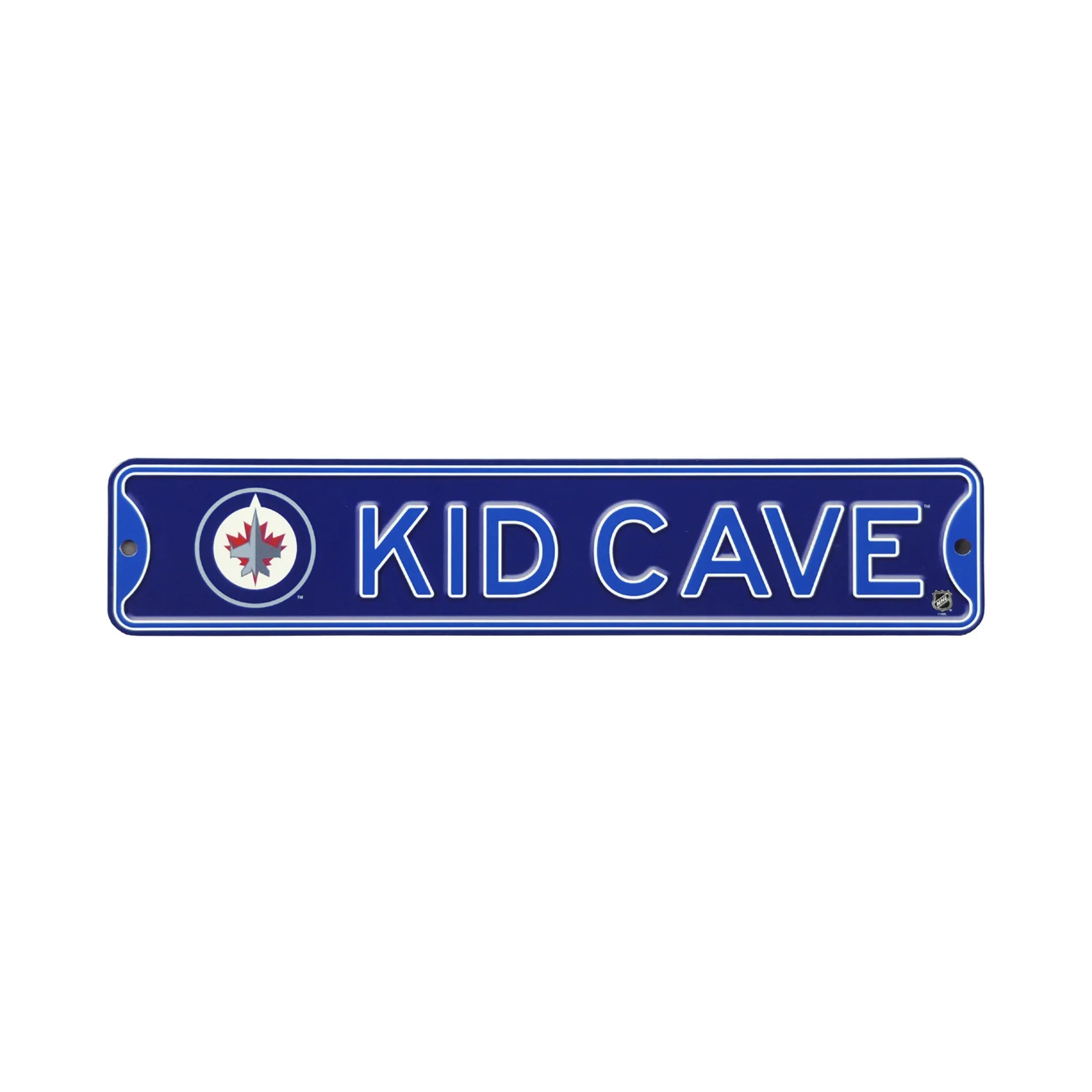 Winnipeg Jets  Steel Kid Cave Sign