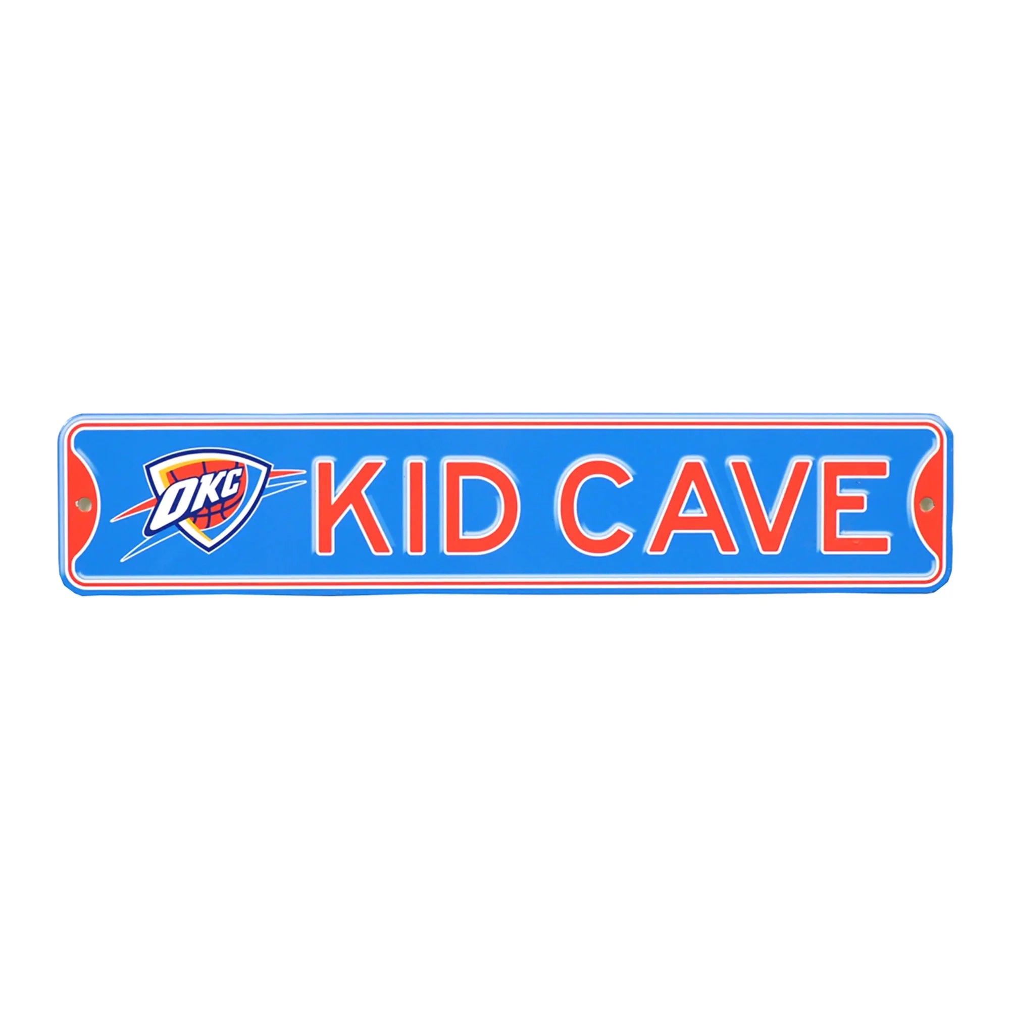 Oklahoma City Thunder  Steel Kid Cave Sign