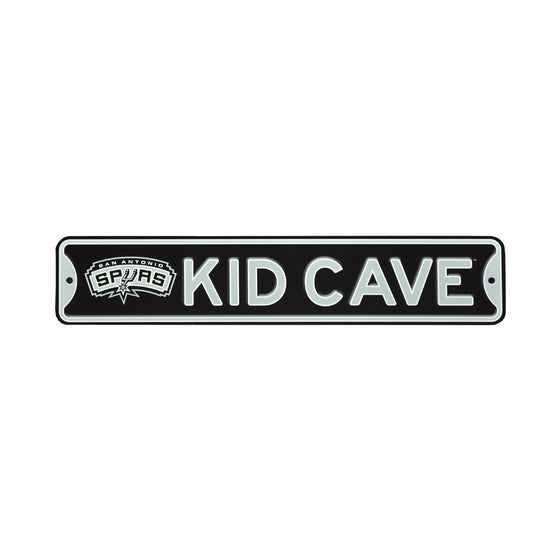 San Antonio Spurs  Steel Kid Cave Sign